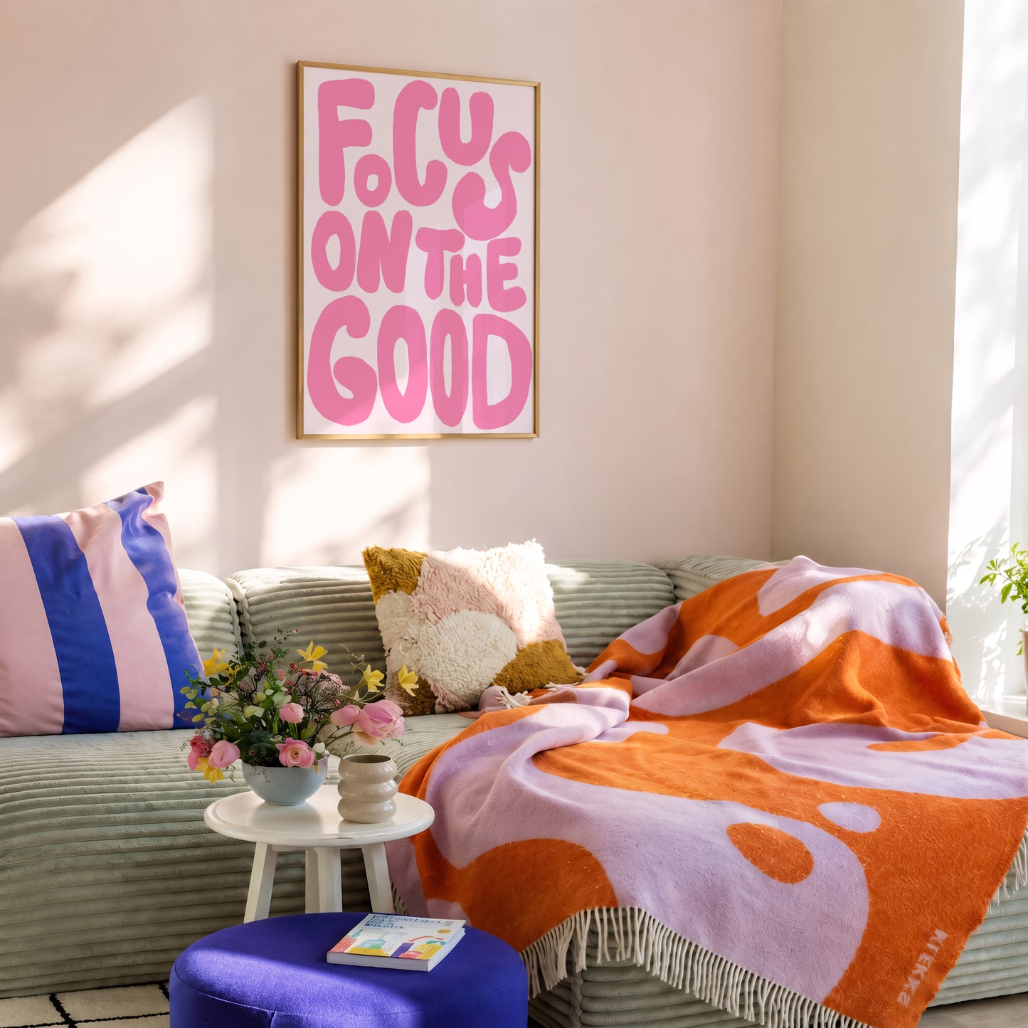Pink Focus On The Good Print