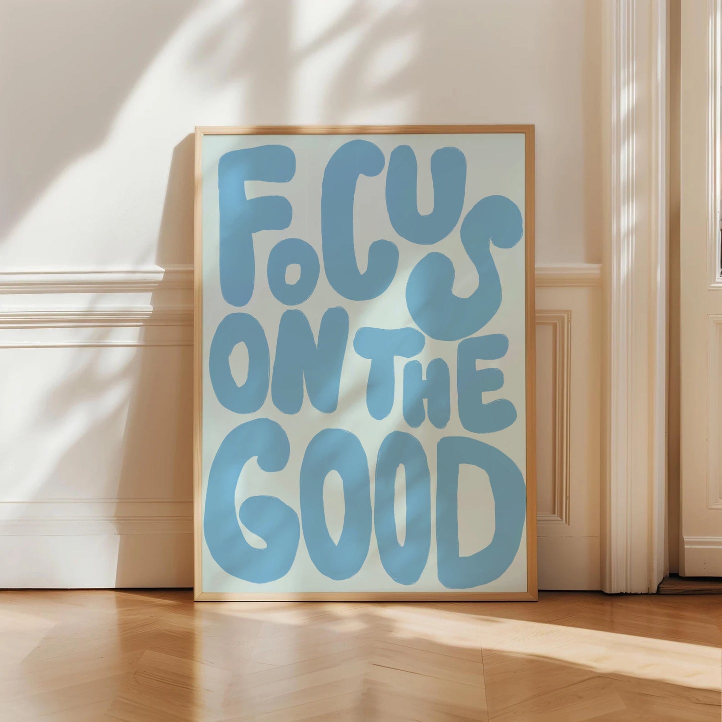 Blue Focus On The Good Print