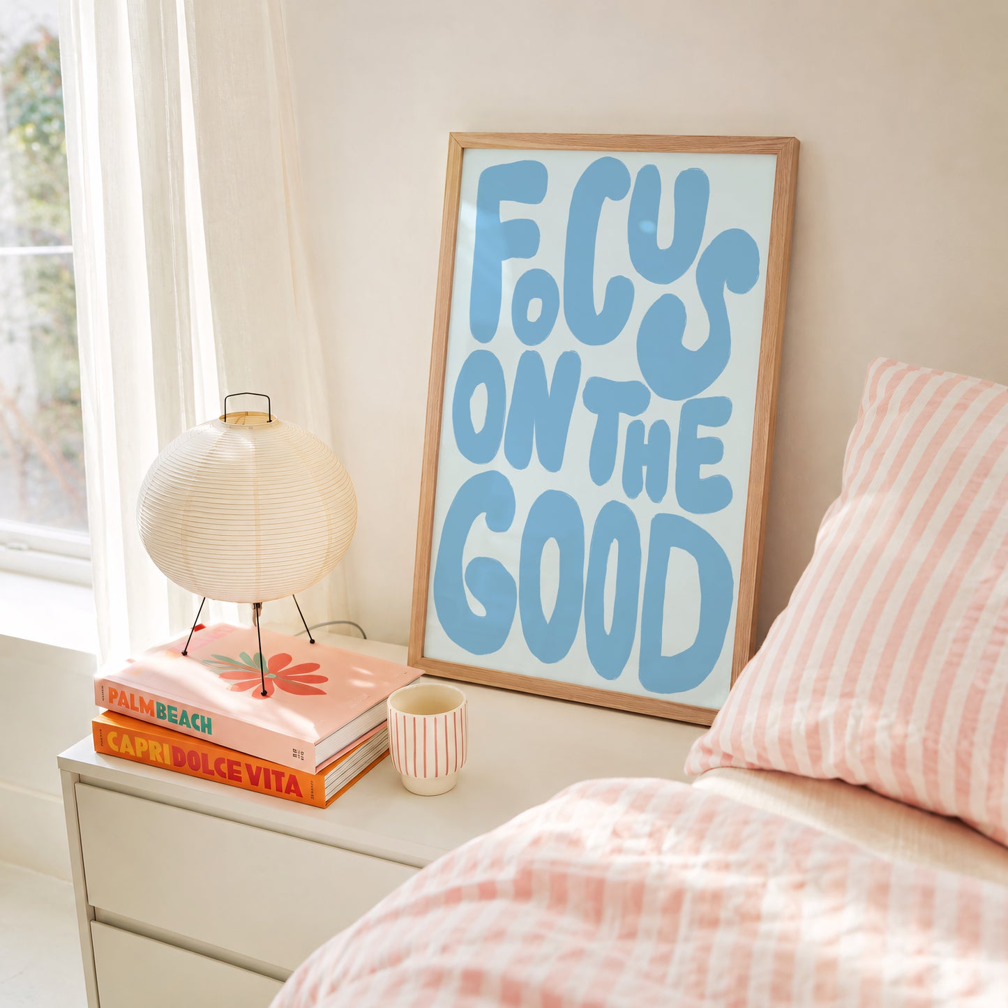 Blue Focus On The Good Print