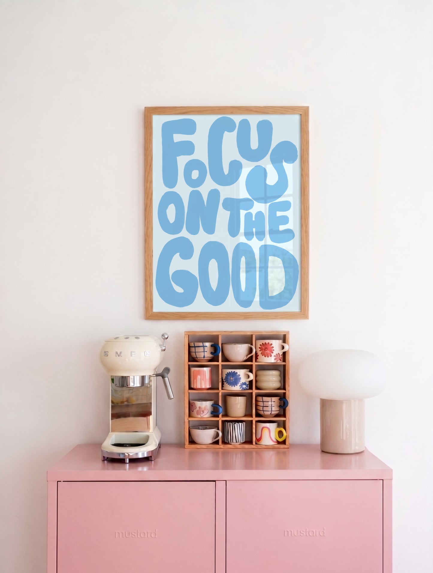 Blue Focus On The Good Print