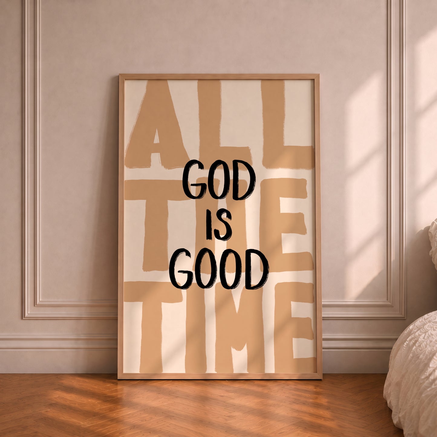 Brown God Is Good All The Time Print