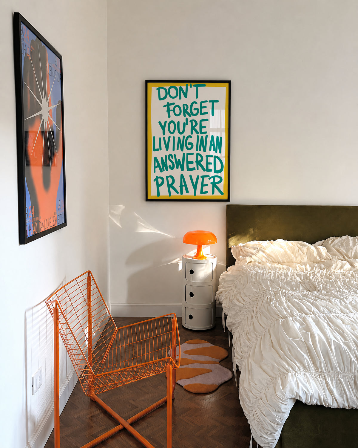 Don't Forget You're Living In An Answered Prayer Print
