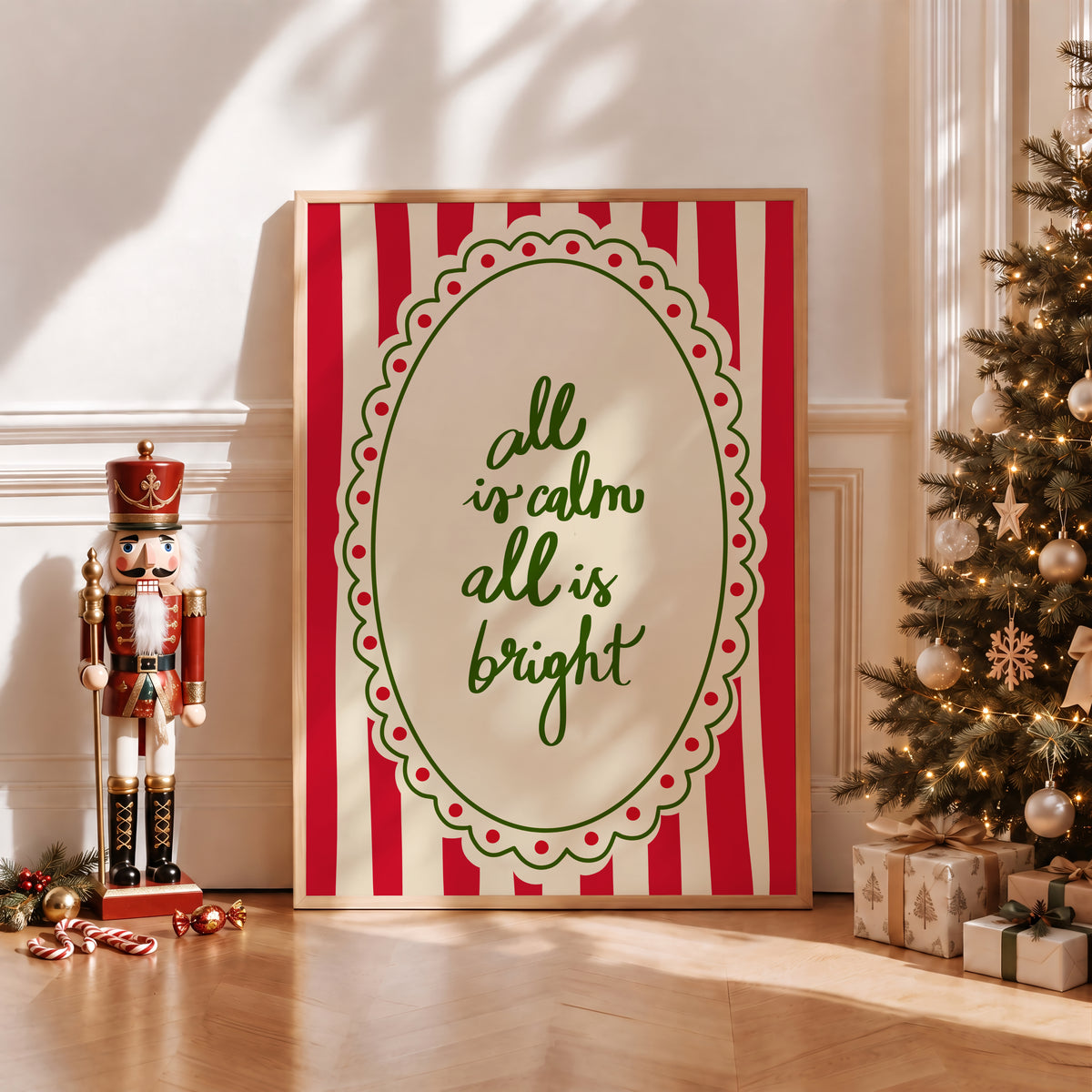 All Is Calm All Is Bright Print