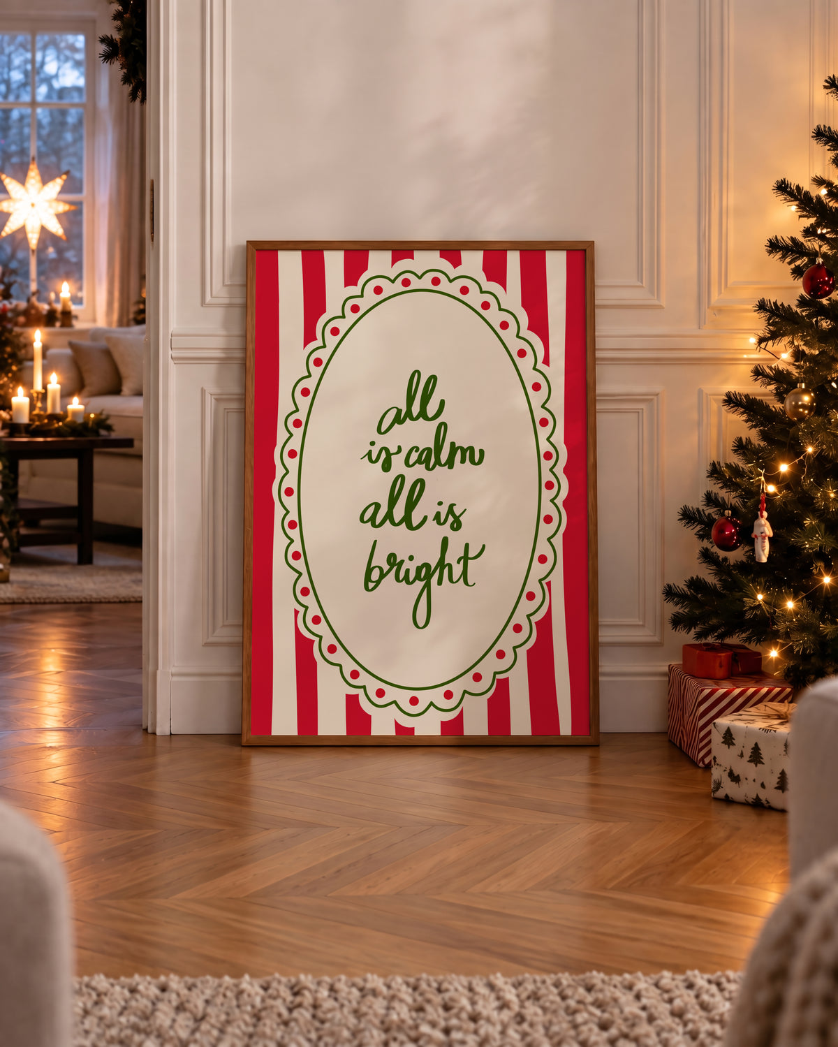 All Is Calm All Is Bright Print