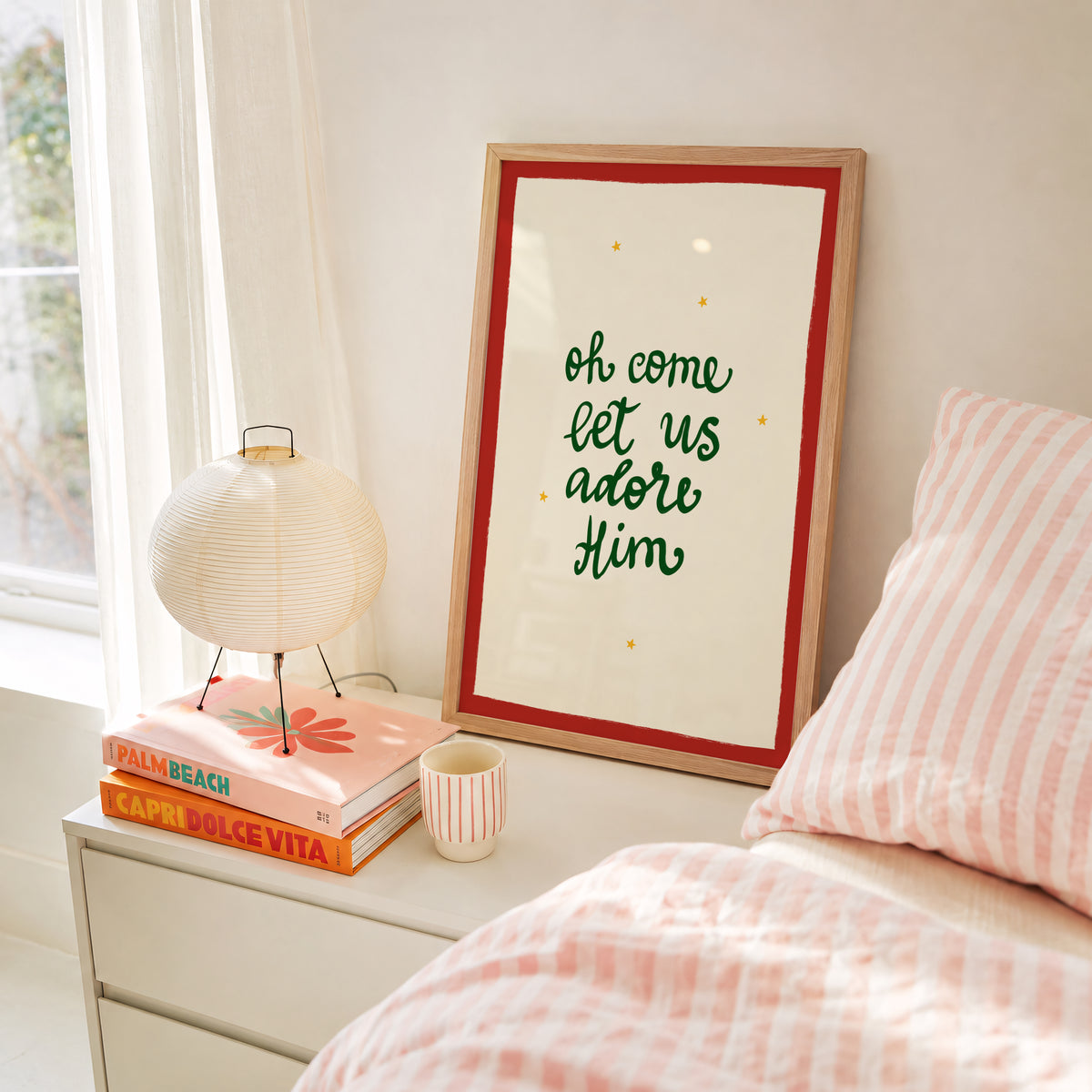 Oh Come Let Us Adore Him Print