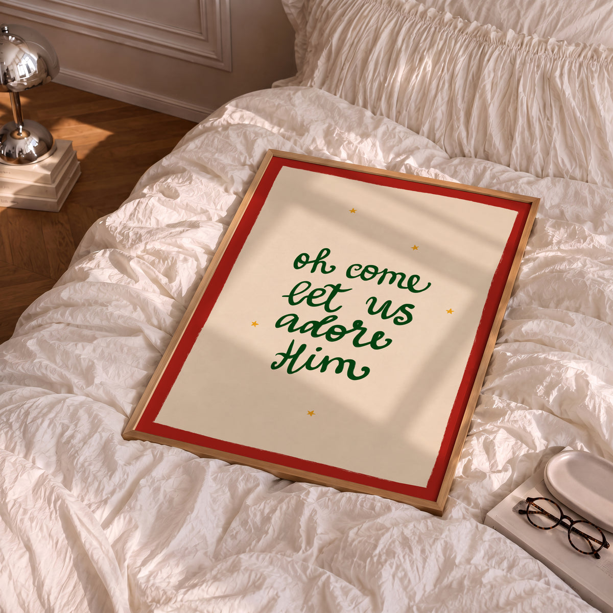 Oh Come Let Us Adore Him Print