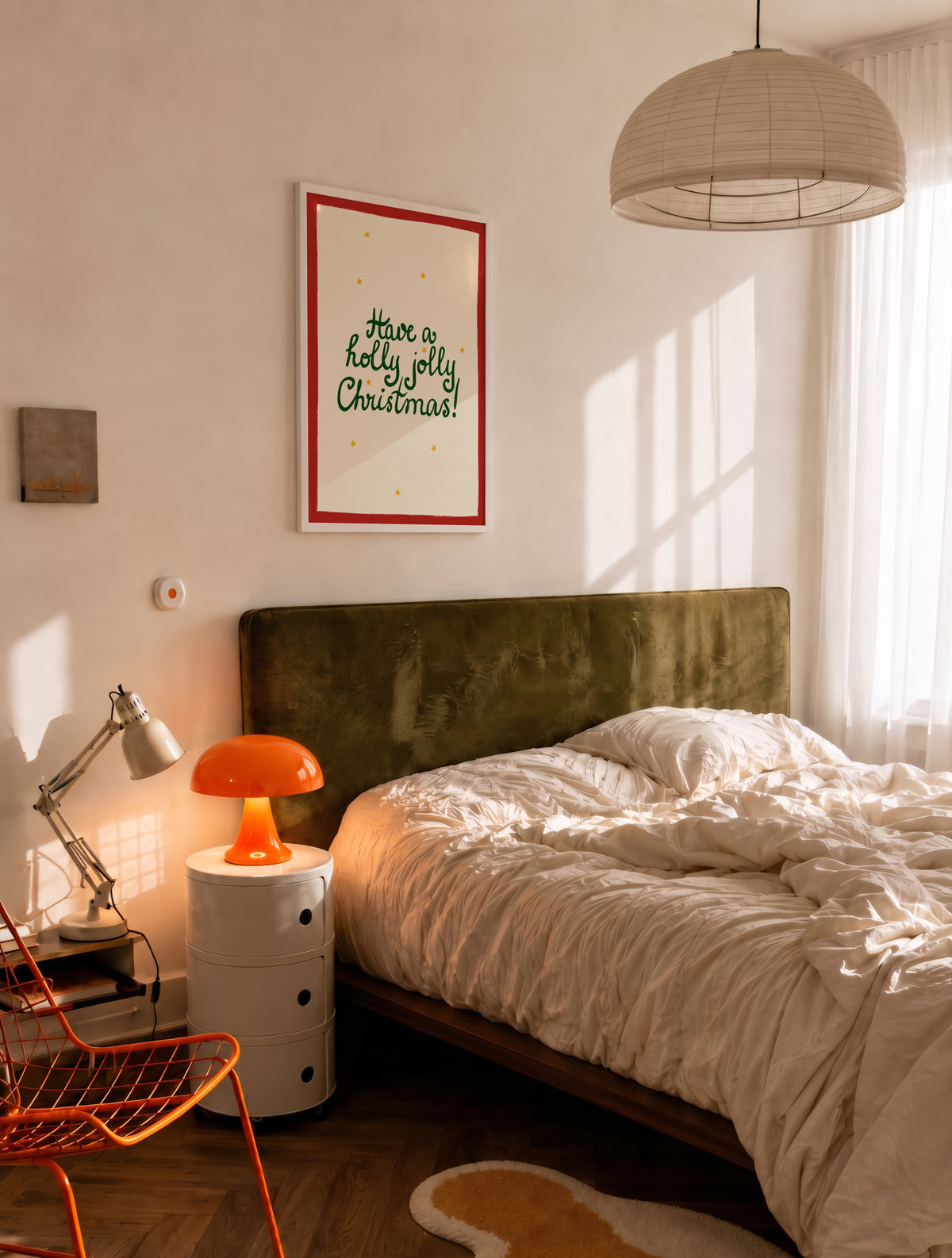 Holly Jolly Christmas Stars Print