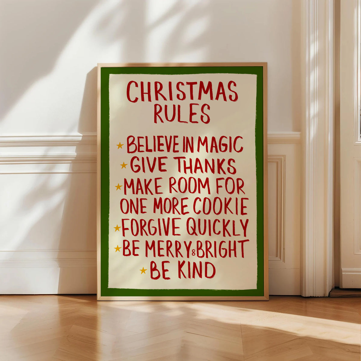 Christmas Rules Print