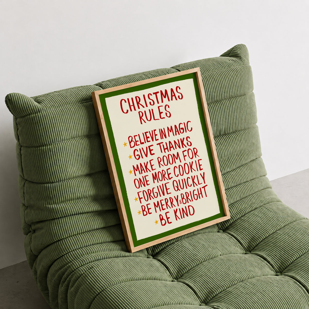 Christmas Rules Print