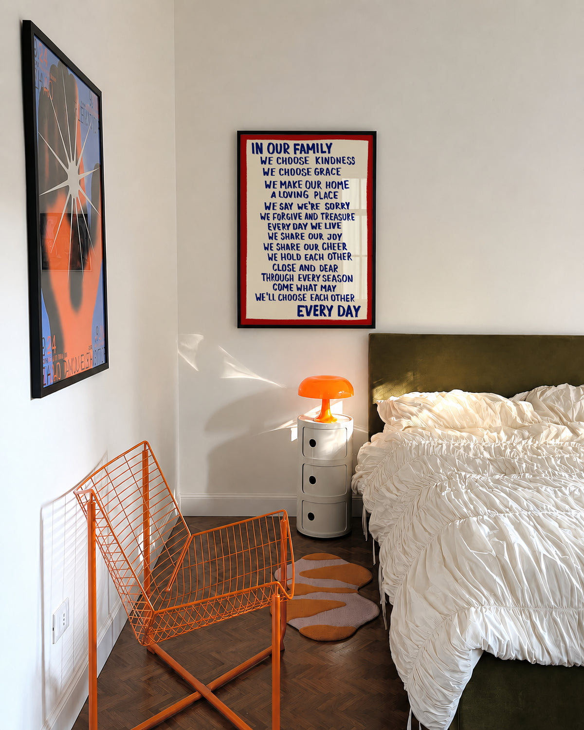 Navy Family Rules Print