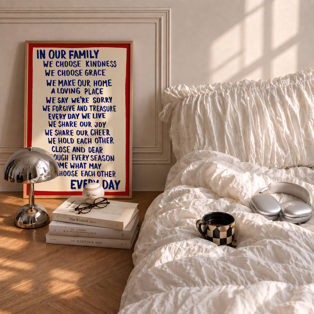 Navy Family Rules Print