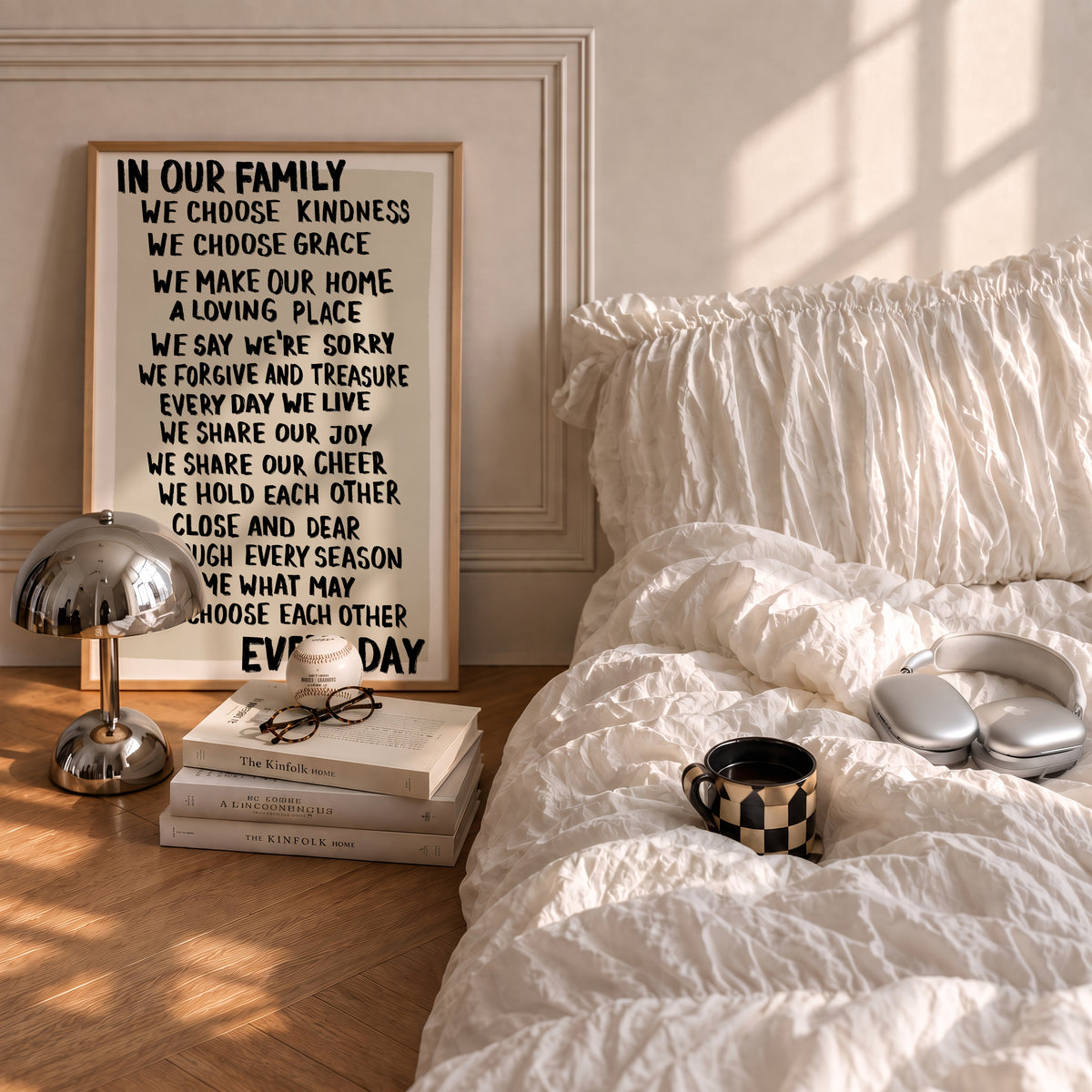Black Family Rules Print