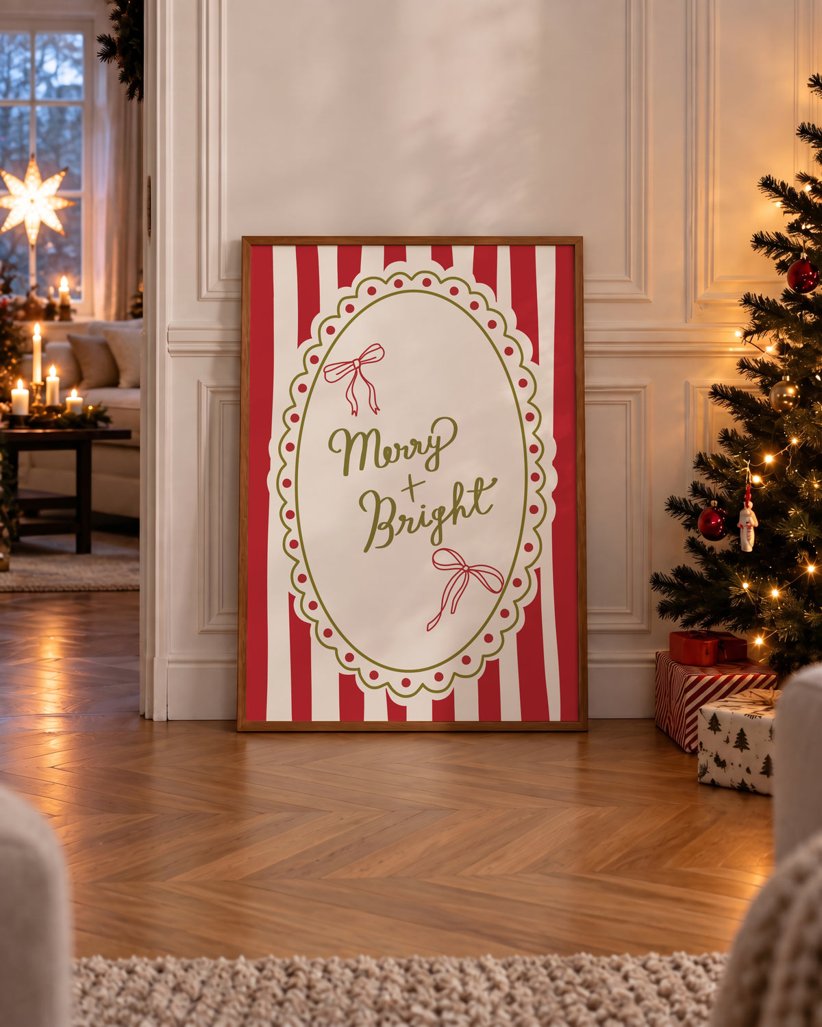 Merry and Bright Print