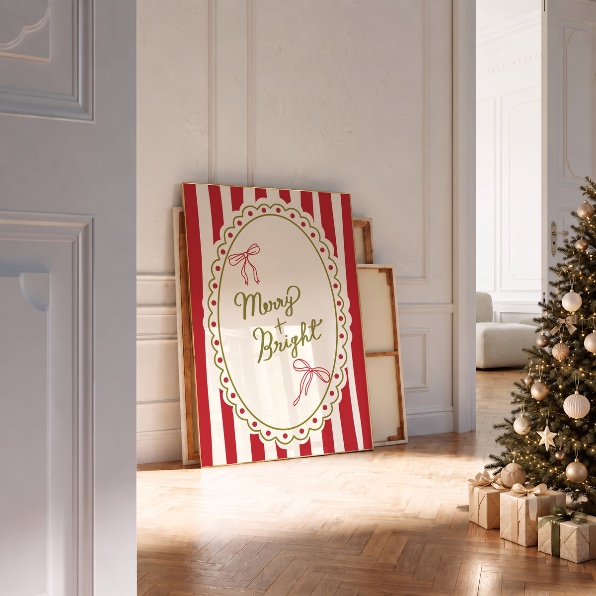 Merry and Bright Print
