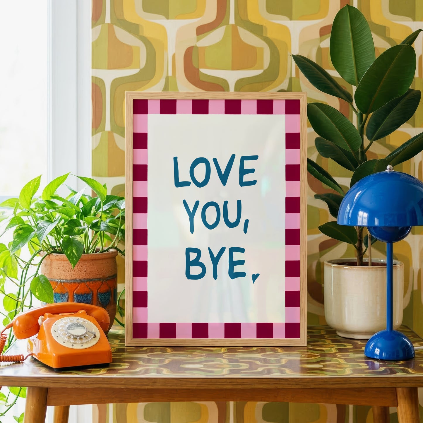 Love You Bye Print