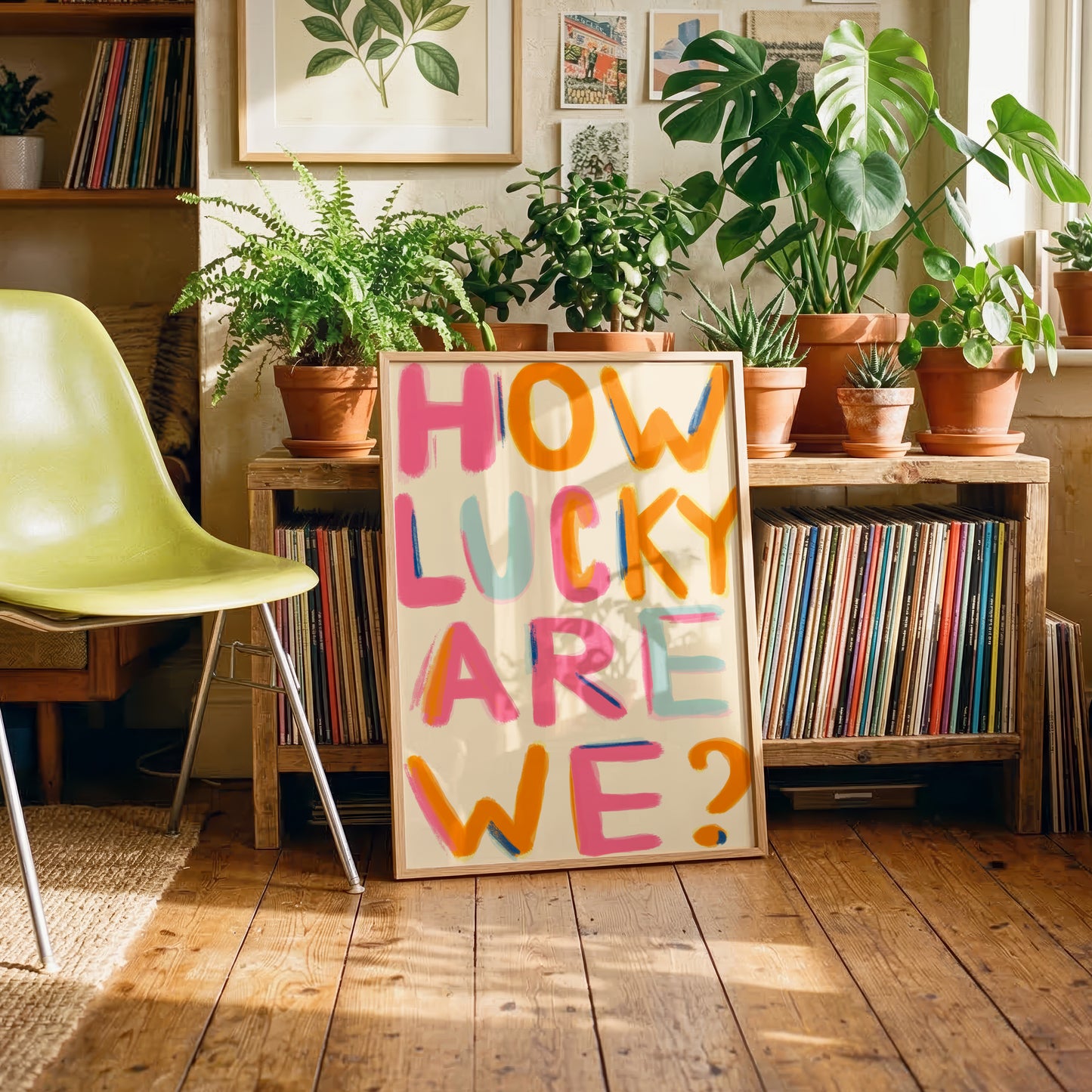 How Lucky Are We Print