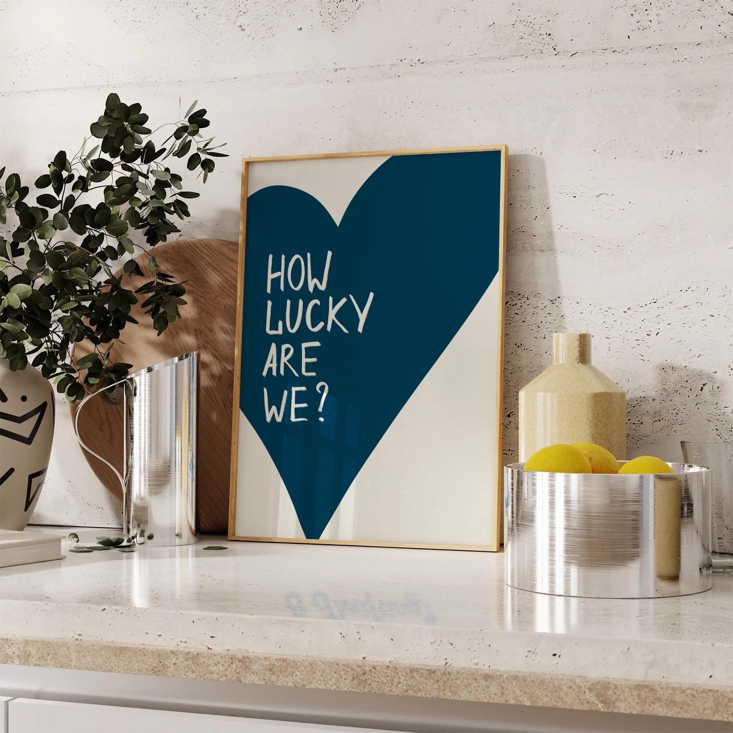 How Lucky Are We Heart Print [DIGITAL]