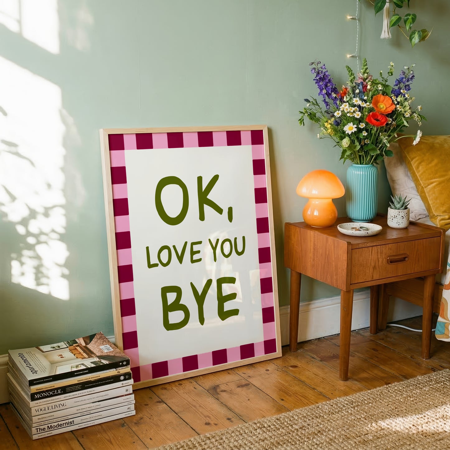 Ok Love You Bye Print
