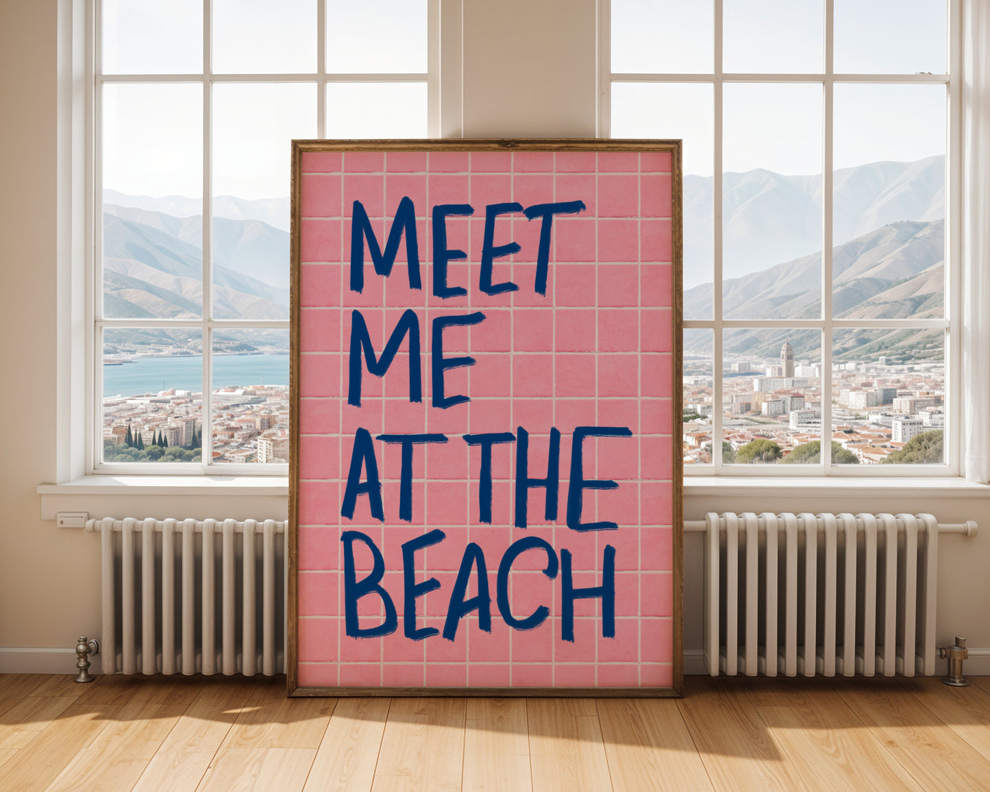 Meet Me At The Beach Print