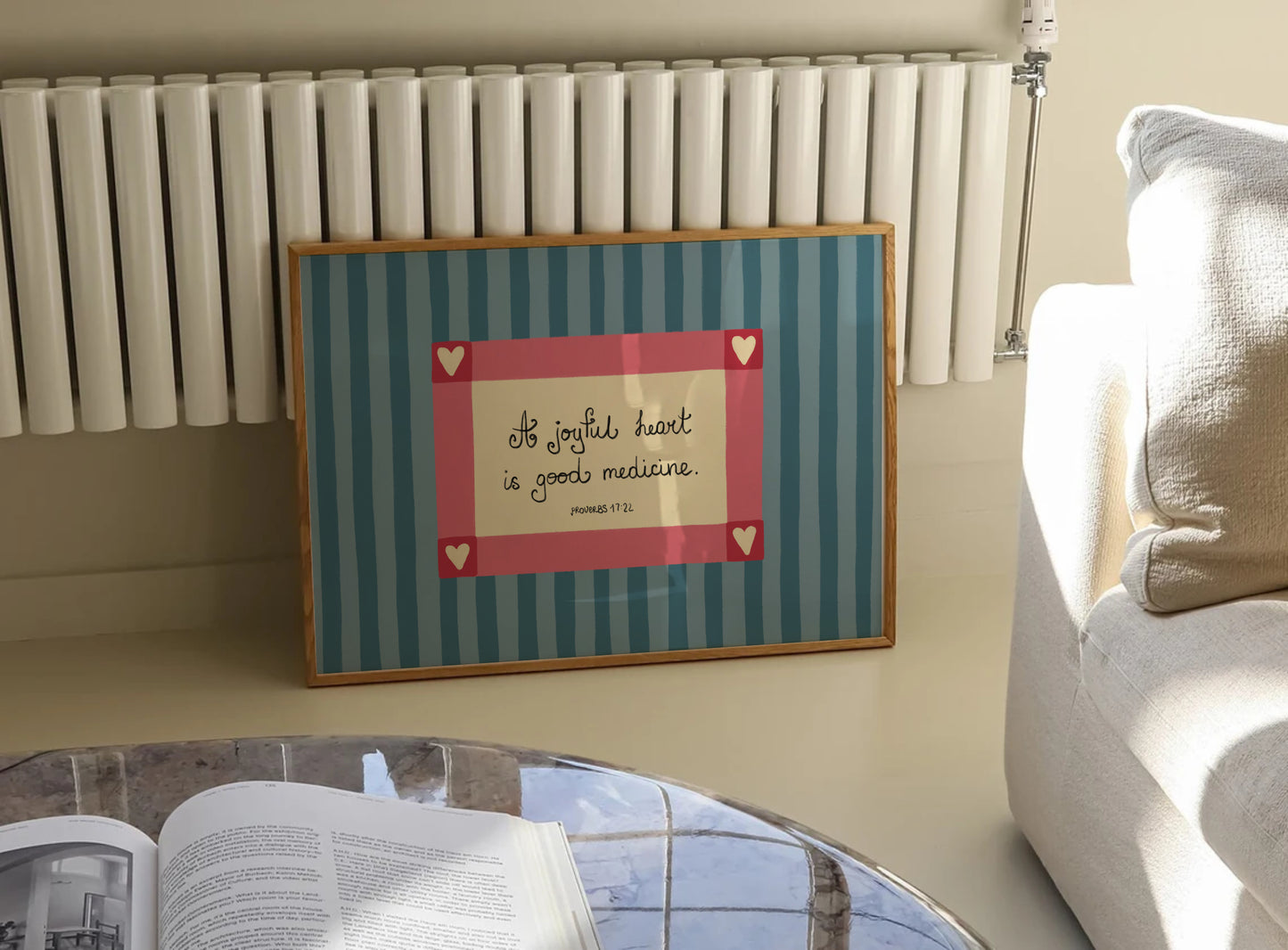 A Joyful Heart Is Good Medicine Print