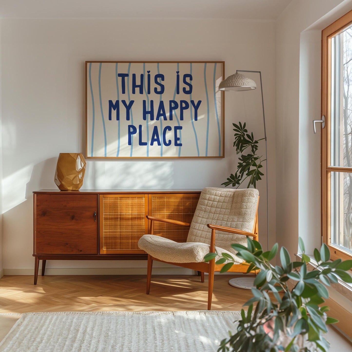 This Is My Happy Place Coastal Print