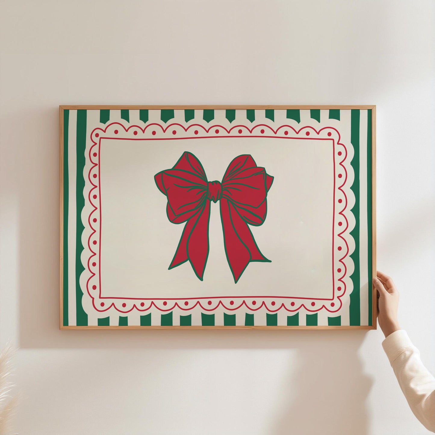 Christmas Bow Print
