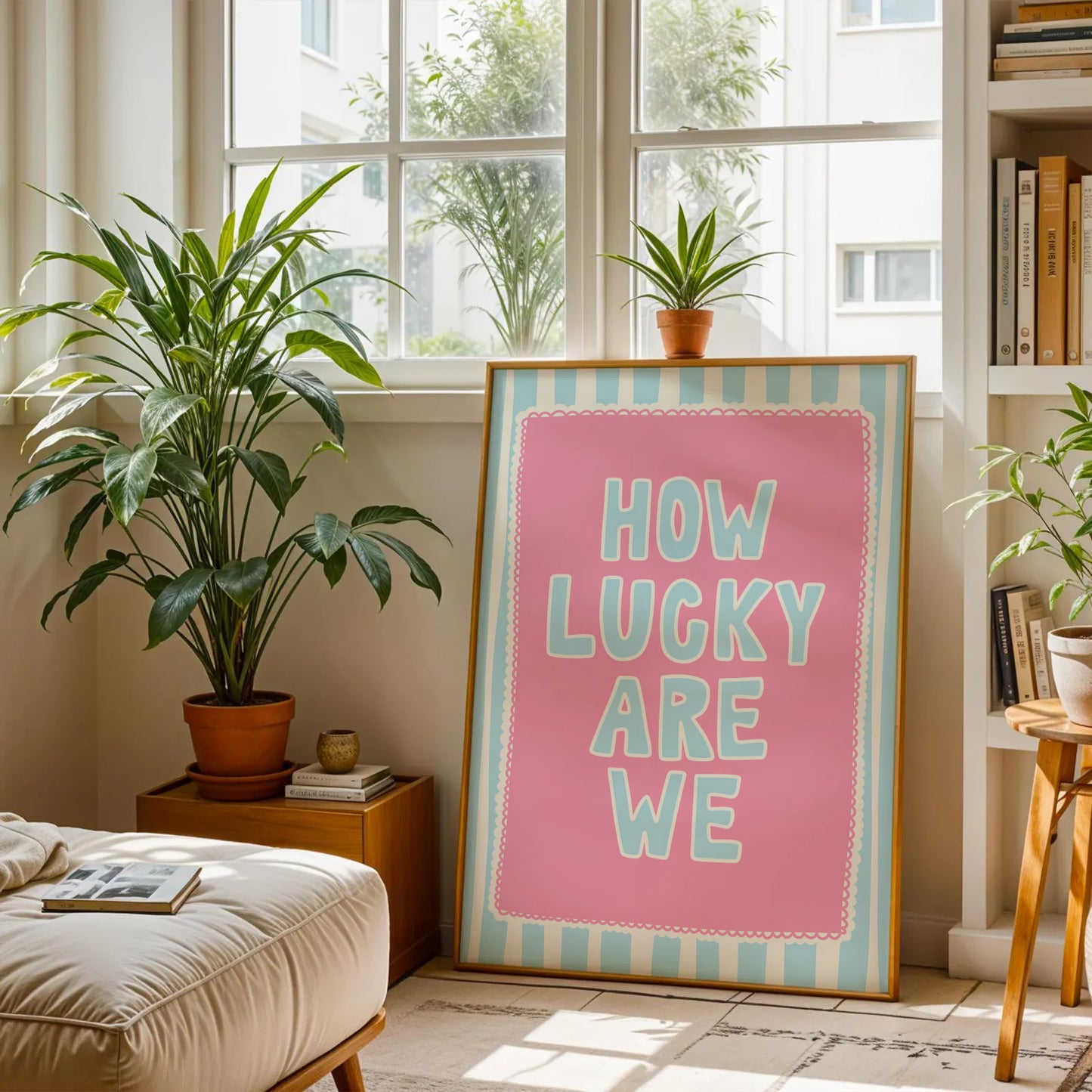 How Lucky Are We Print