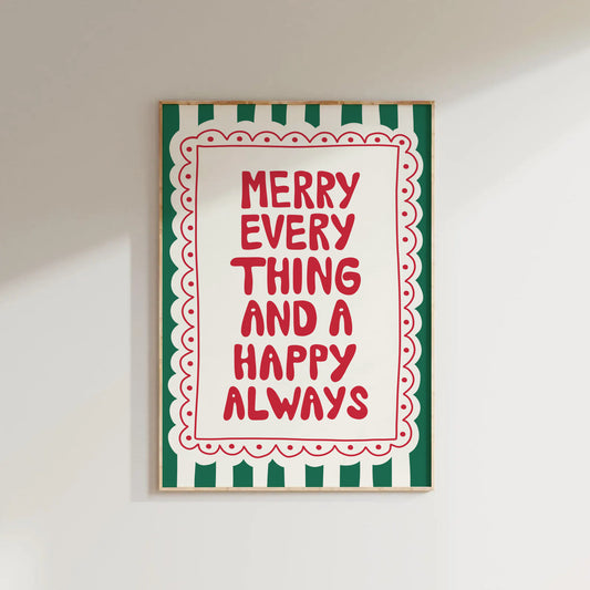 Merry Everything Print