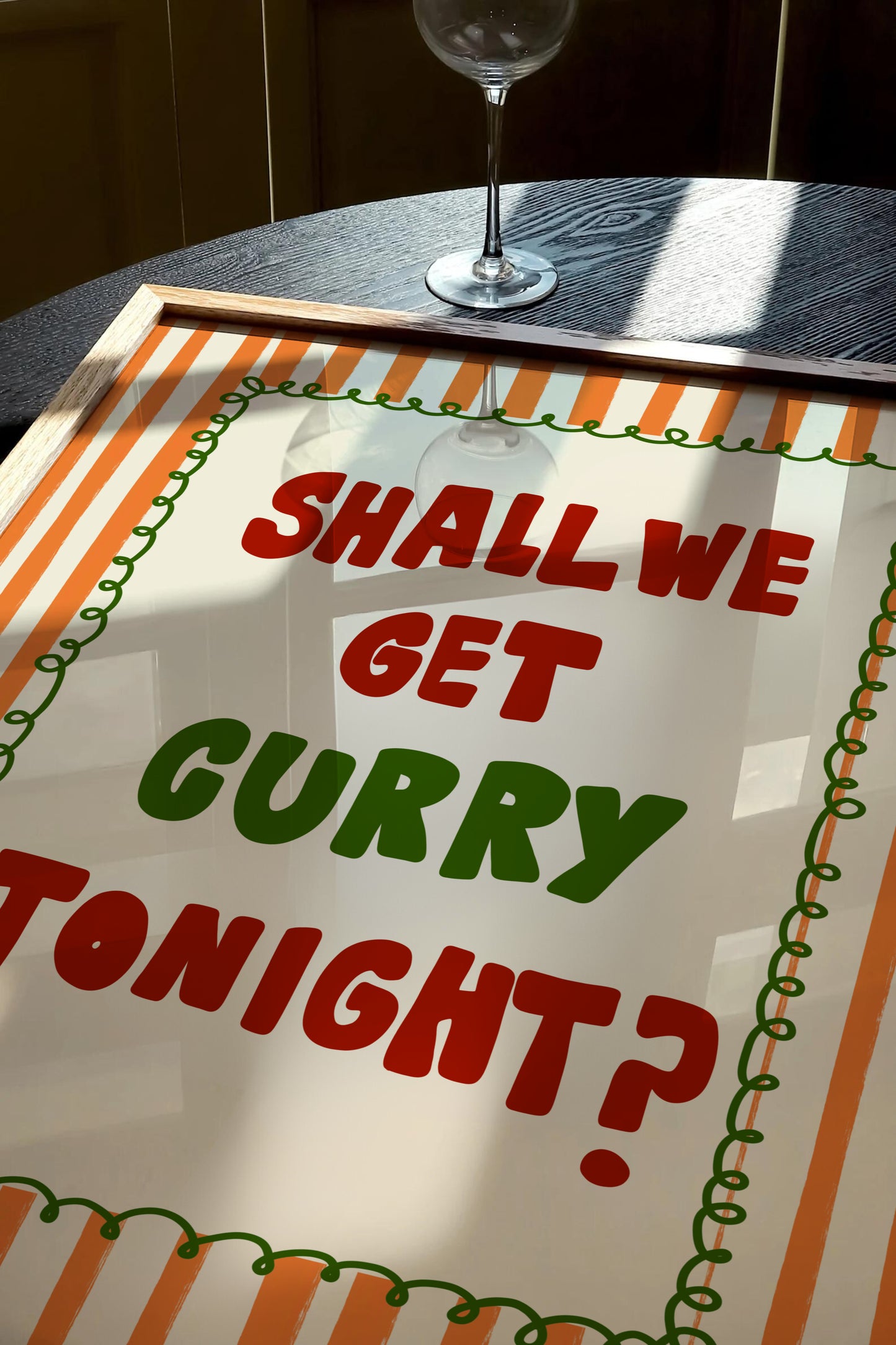 Shall We Get Curry Tonight Print