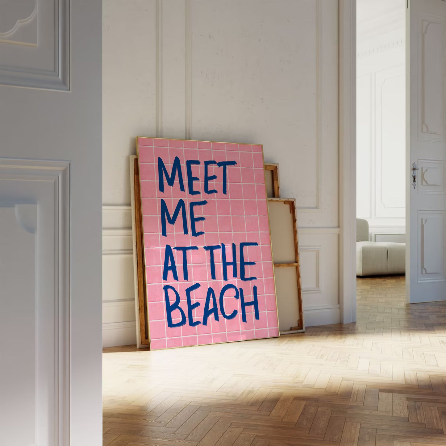Meet Me At The Beach Print