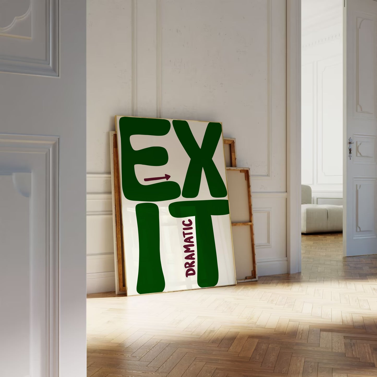 Dramatic Exit Print