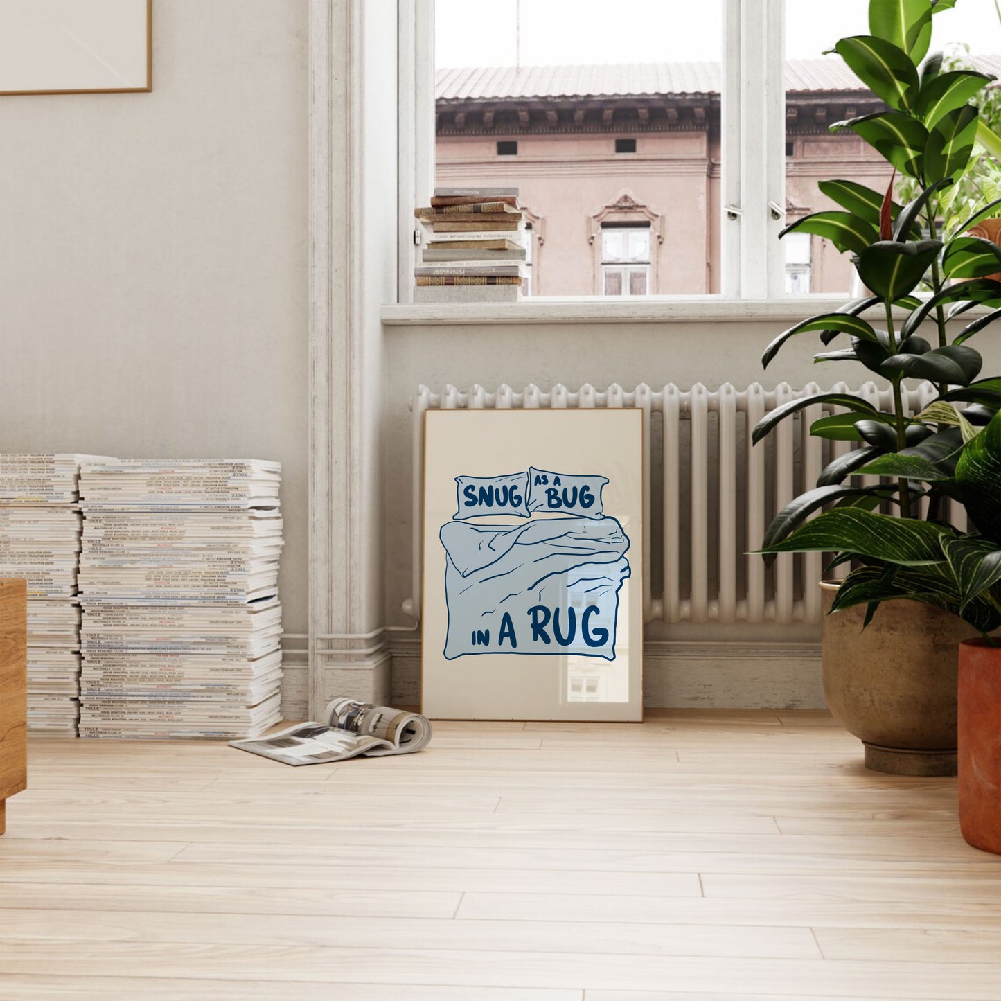 Snug As A Bug In A Rug Print