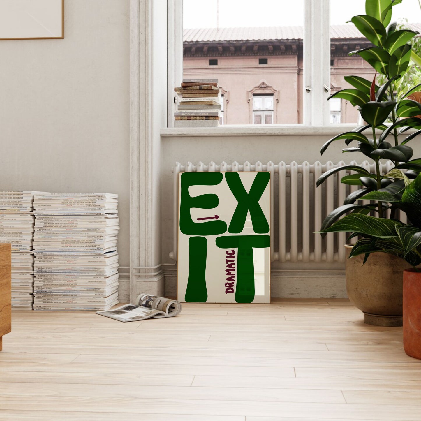 Dramatic Exit Print