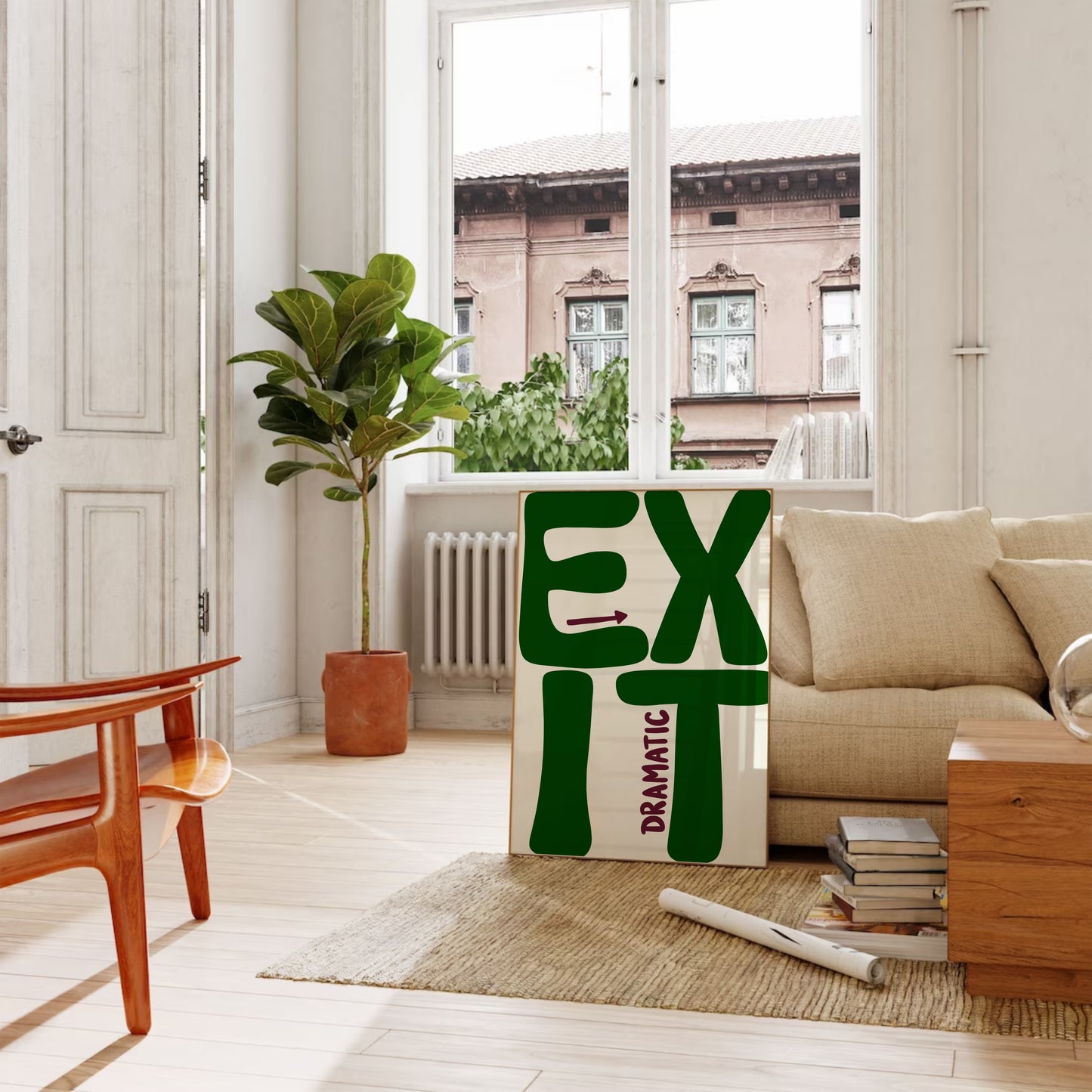 Dramatic Exit Print