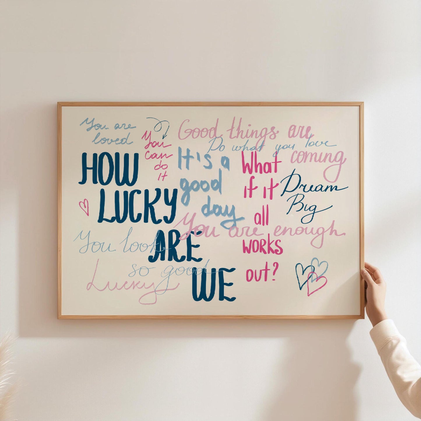 How Lucky Are We Horizontal Print [DIGITAL]