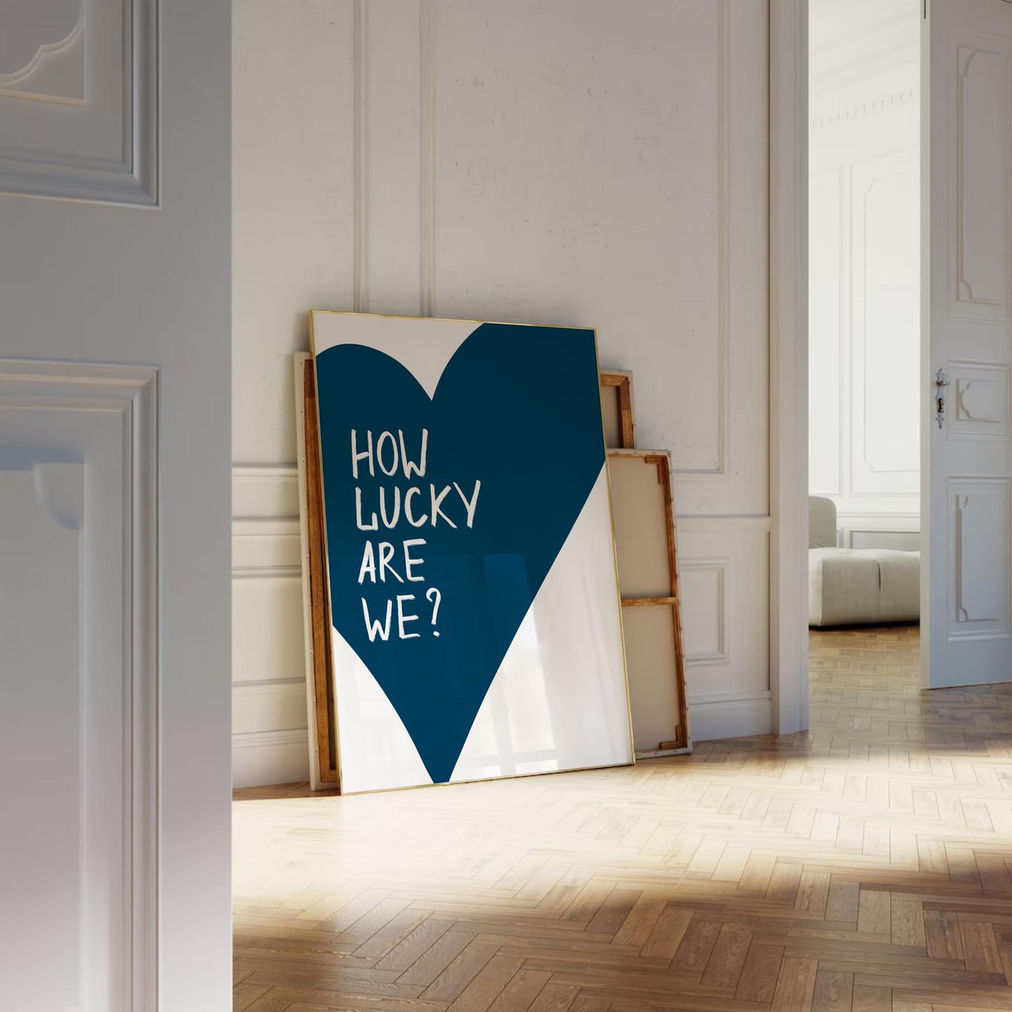 How Lucky Are We Heart Print [DIGITAL]