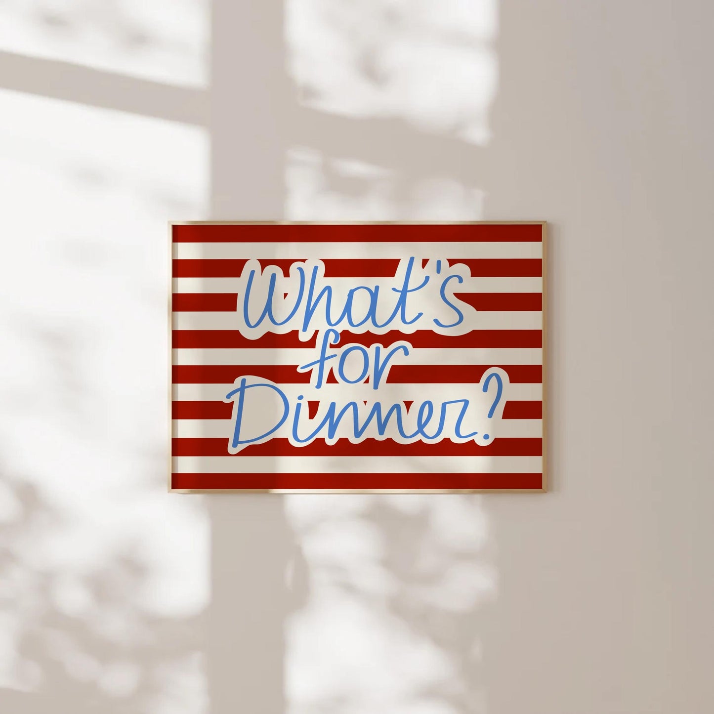 What's for Dinner Print  [DIGITAL]
