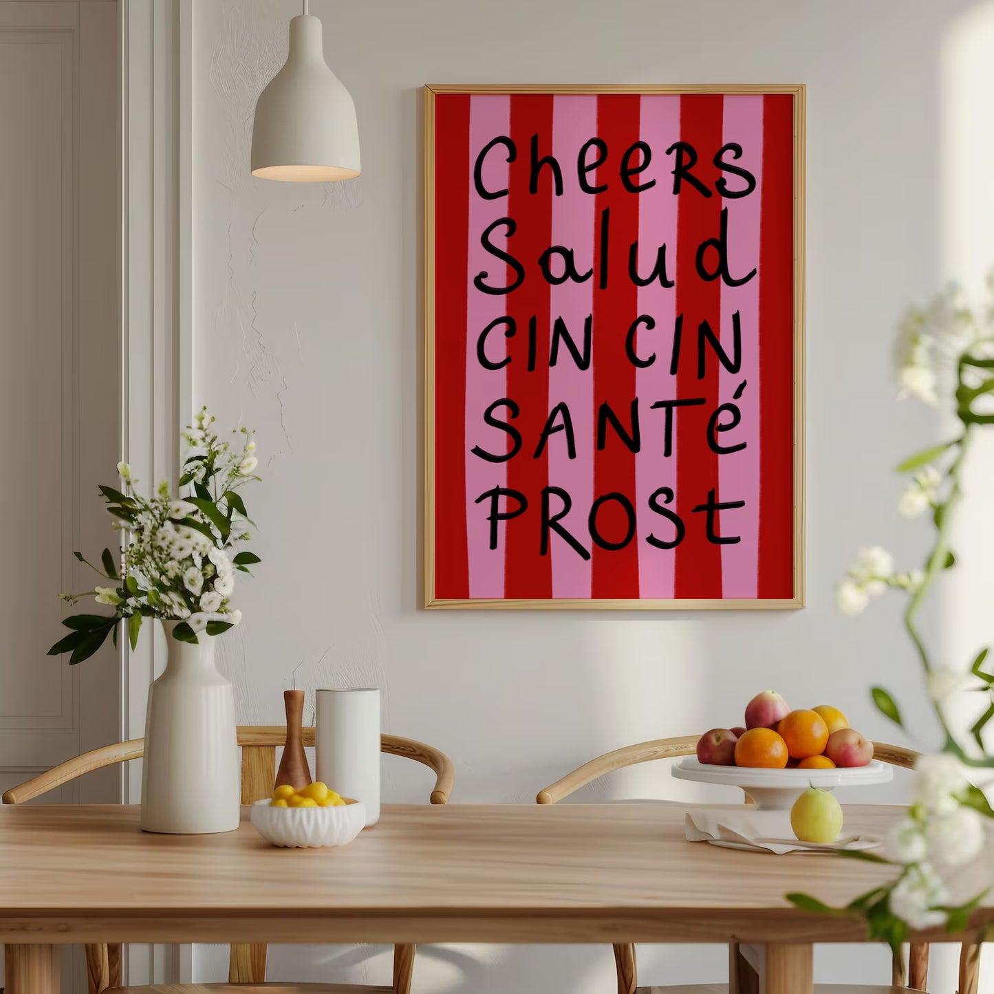 Cheers Salud Cin Cin Print