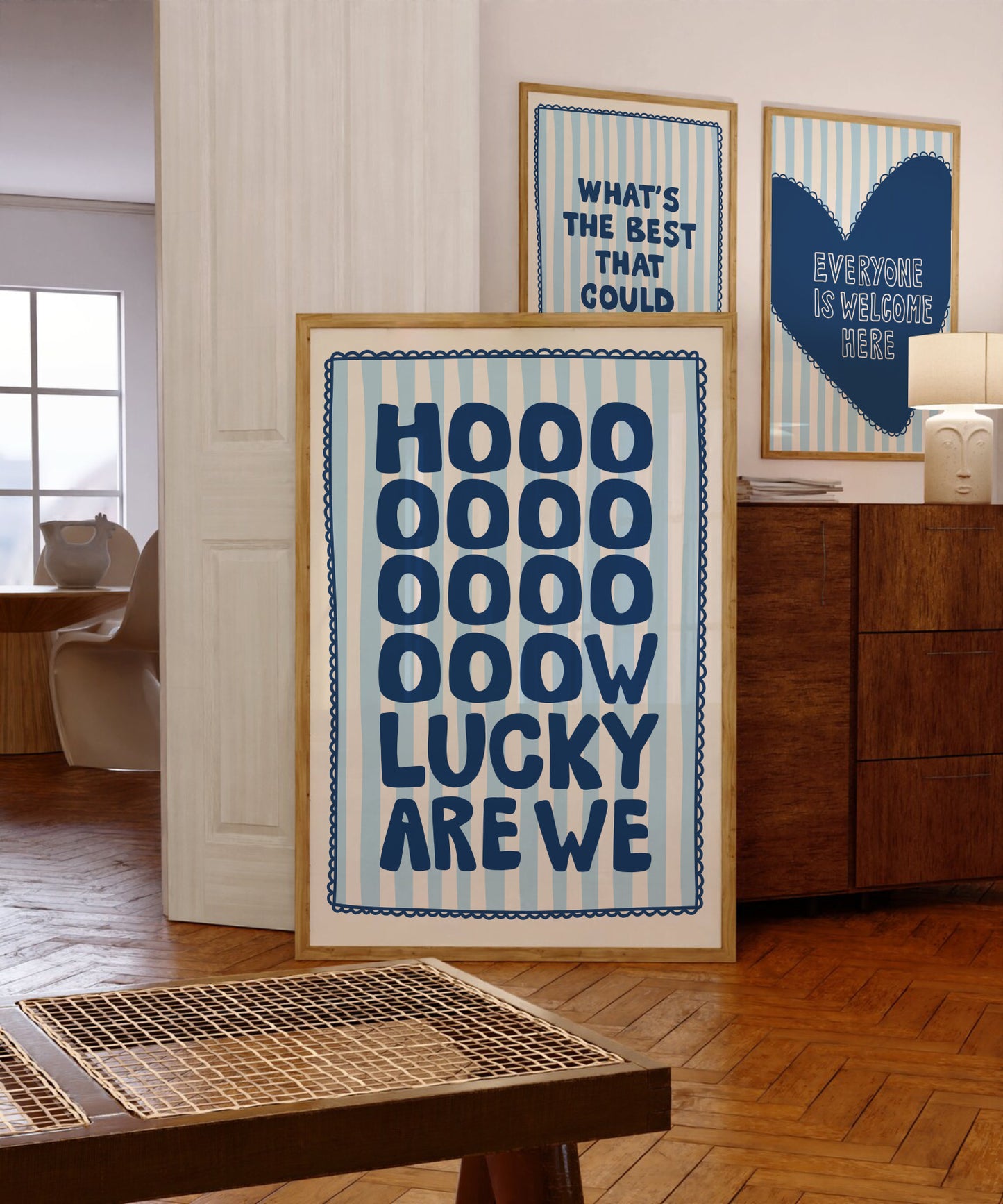 How Lucky Are We Coquette Print