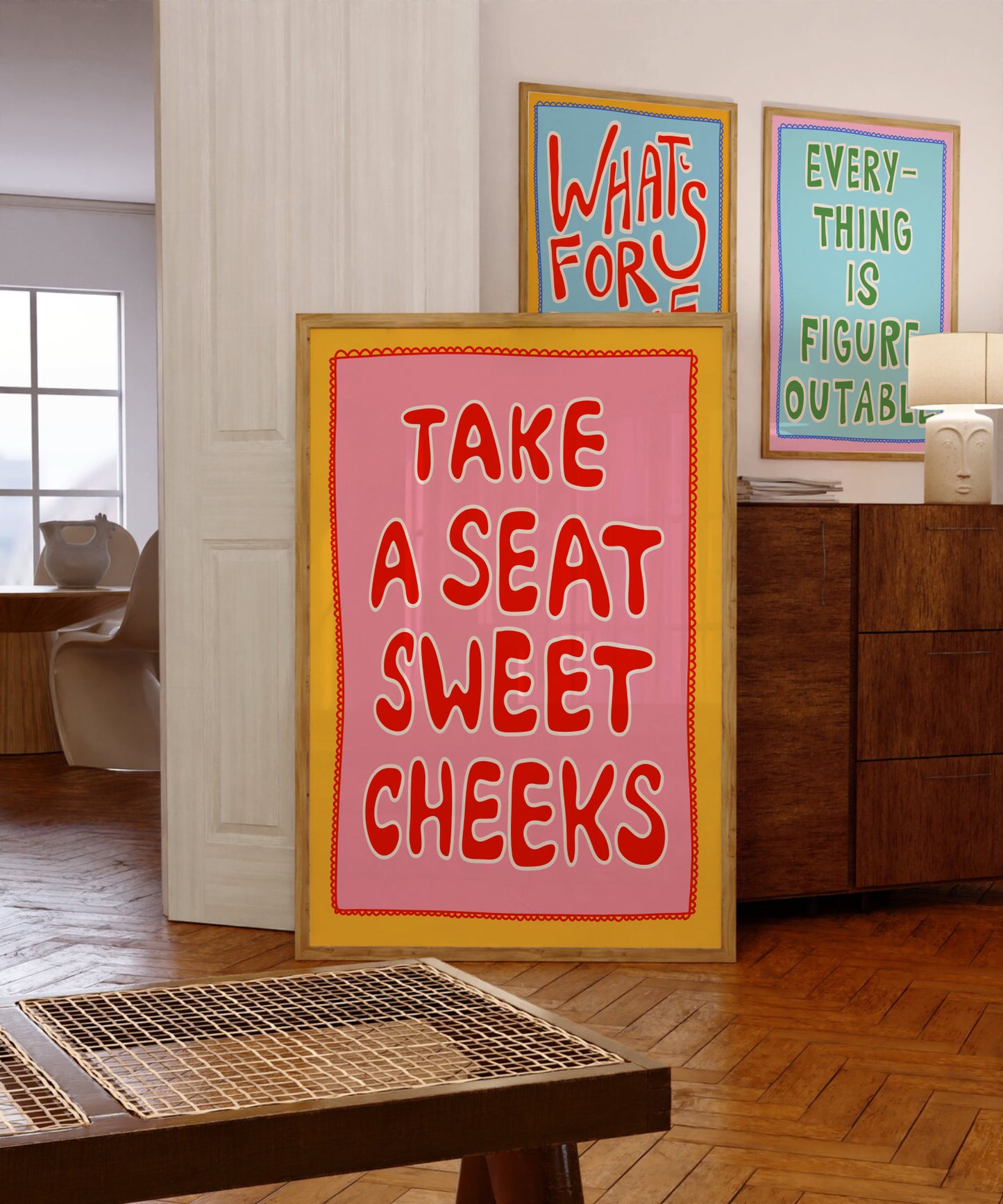 Take A Seat Sweet Cheeks Print