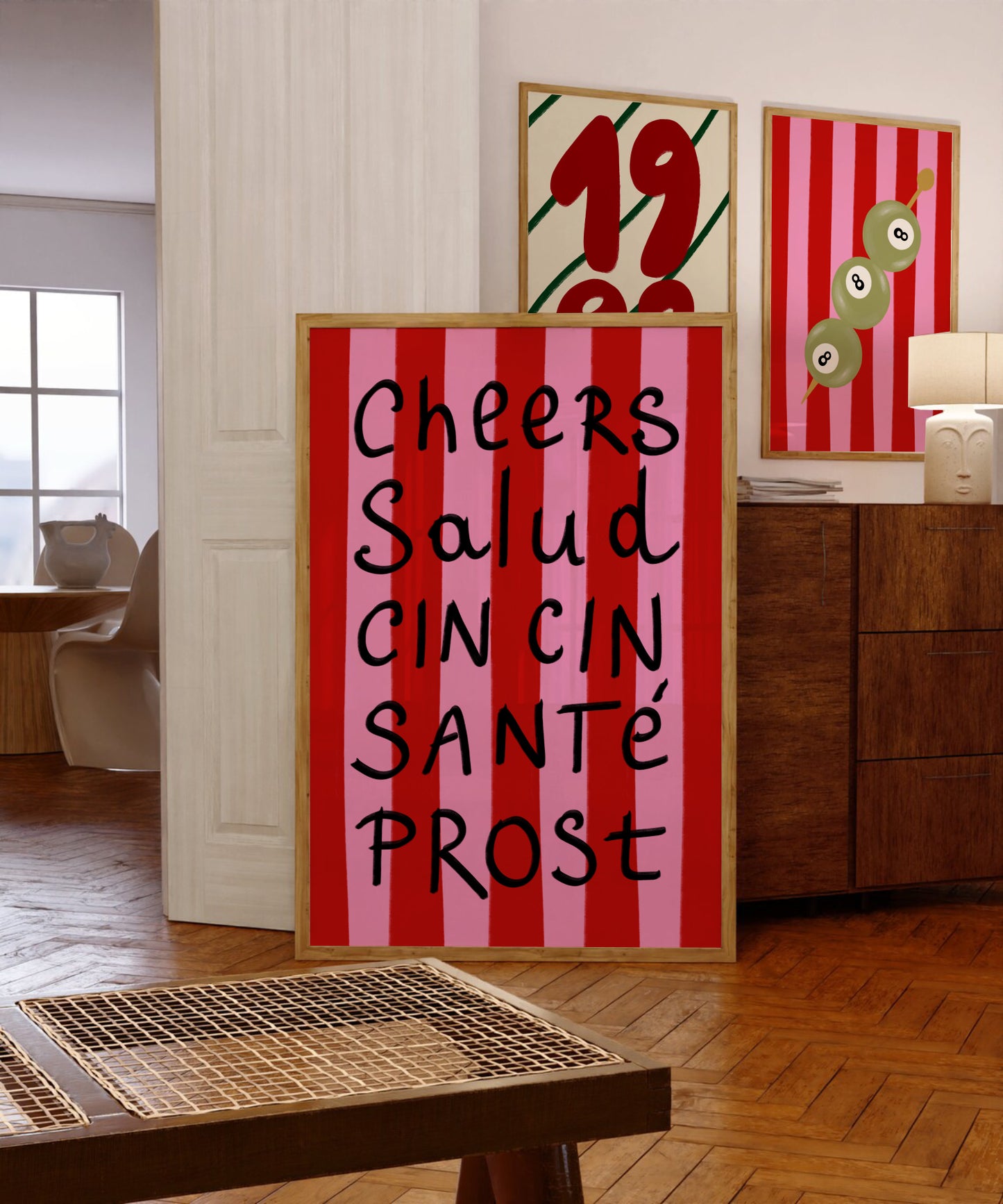 Cheers Salud Cin Cin Print
