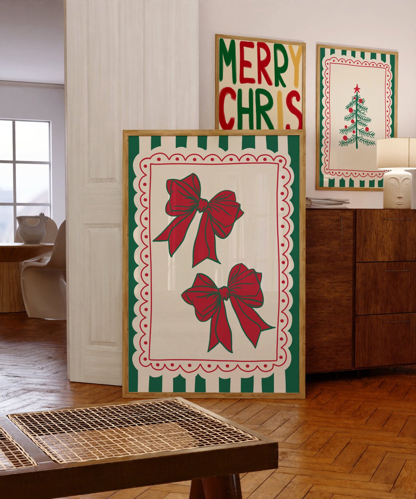 Christmas Bows Print