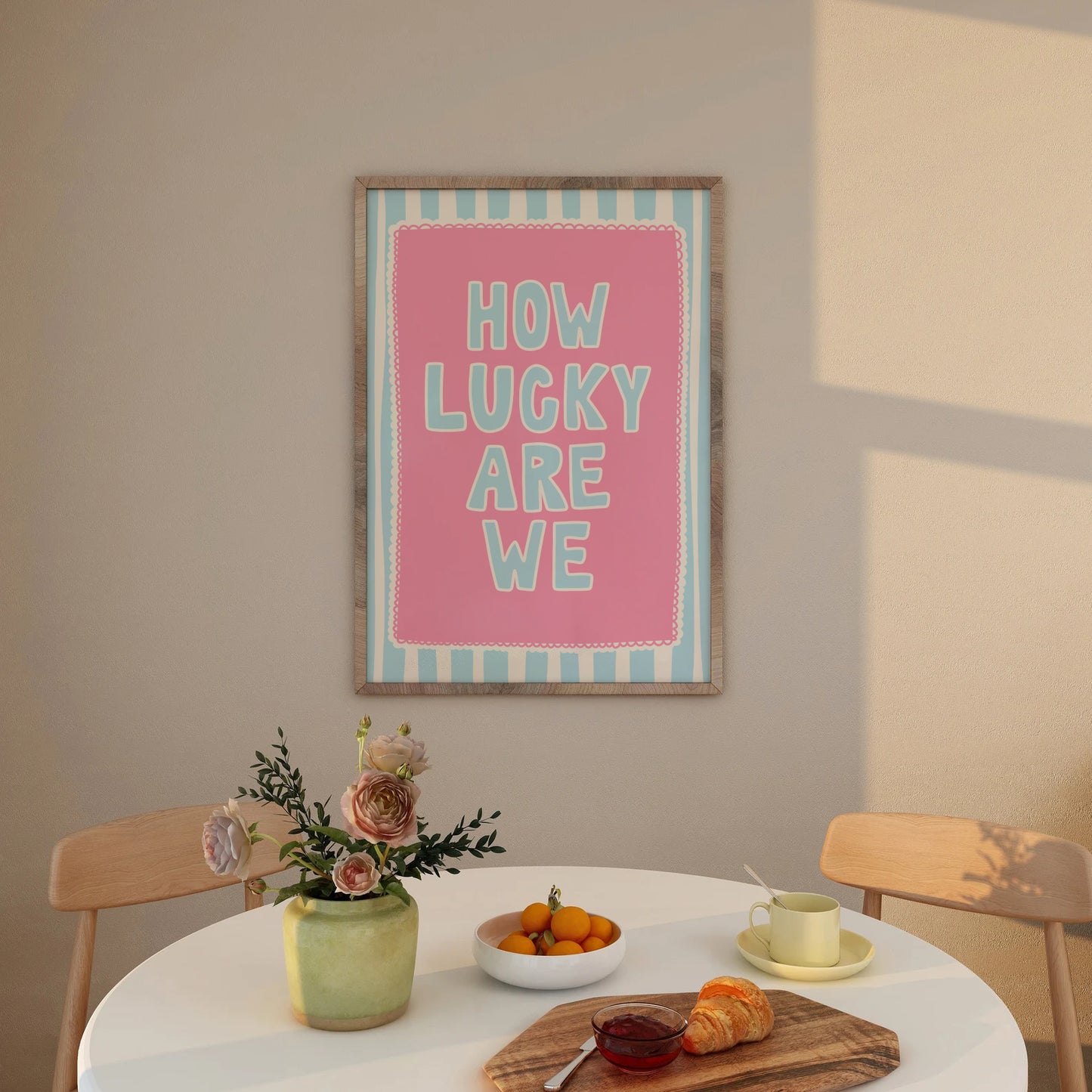 How Lucky Are We Print