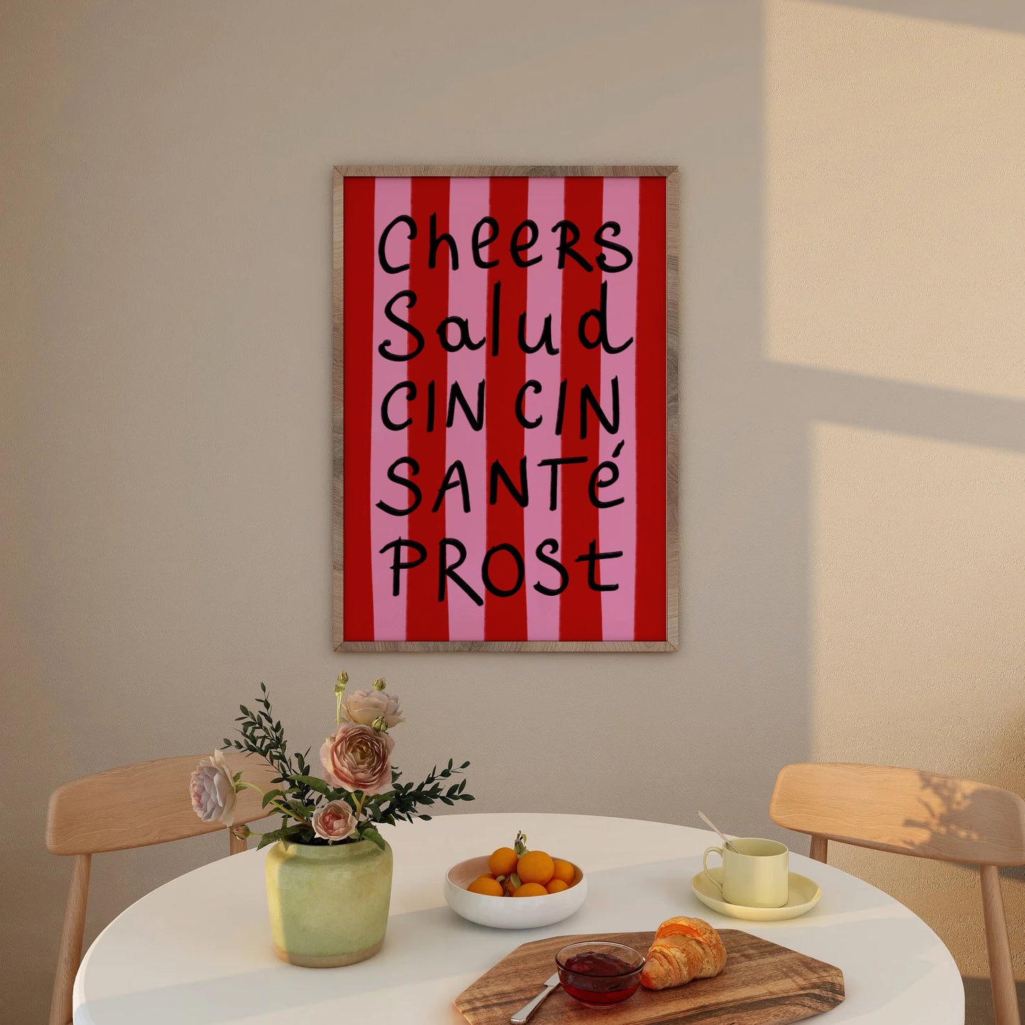 Cheers Salud Cin Cin Print