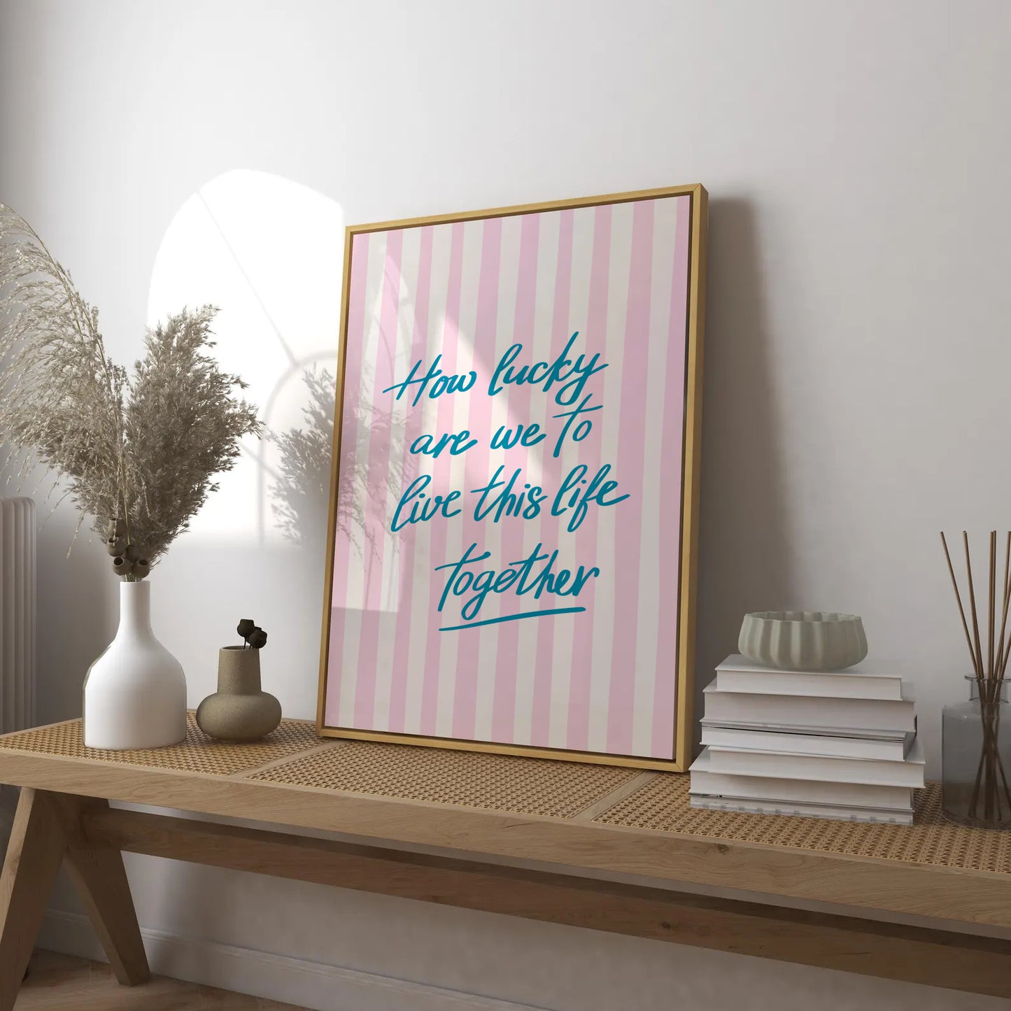 How Lucky Are We Print