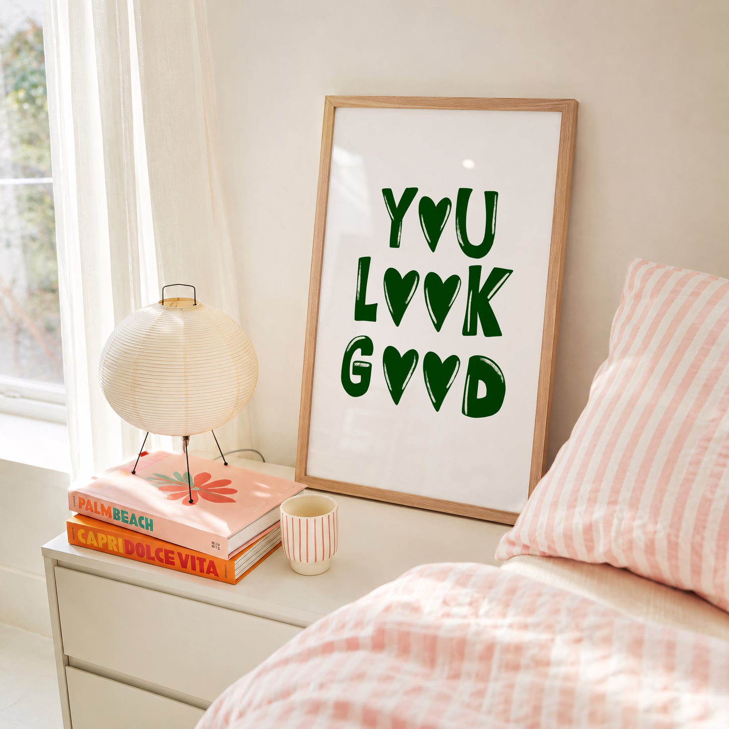 You Look Good Print #green