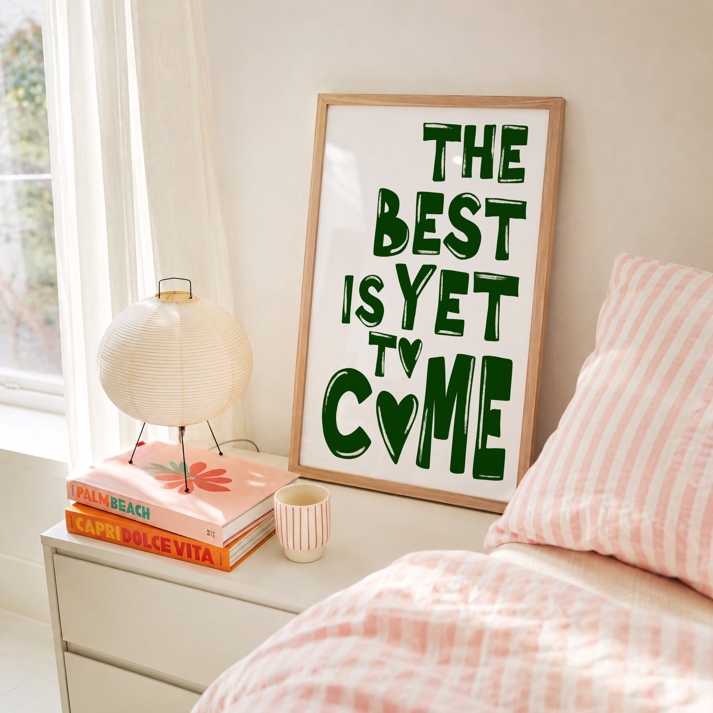 The best is yet to come print #green