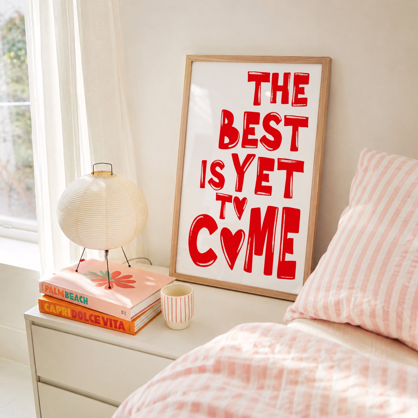 The best is yet to come print #red