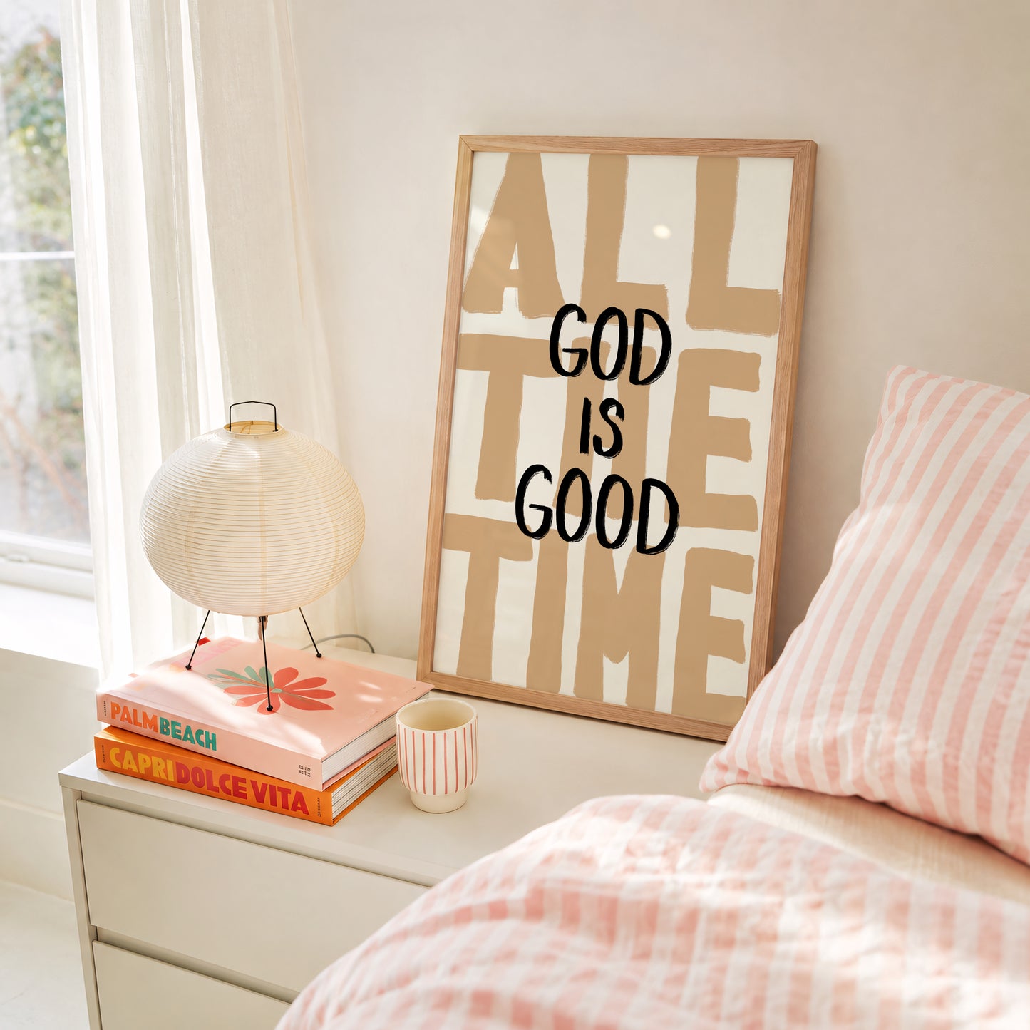Brown God Is Good All The Time Print