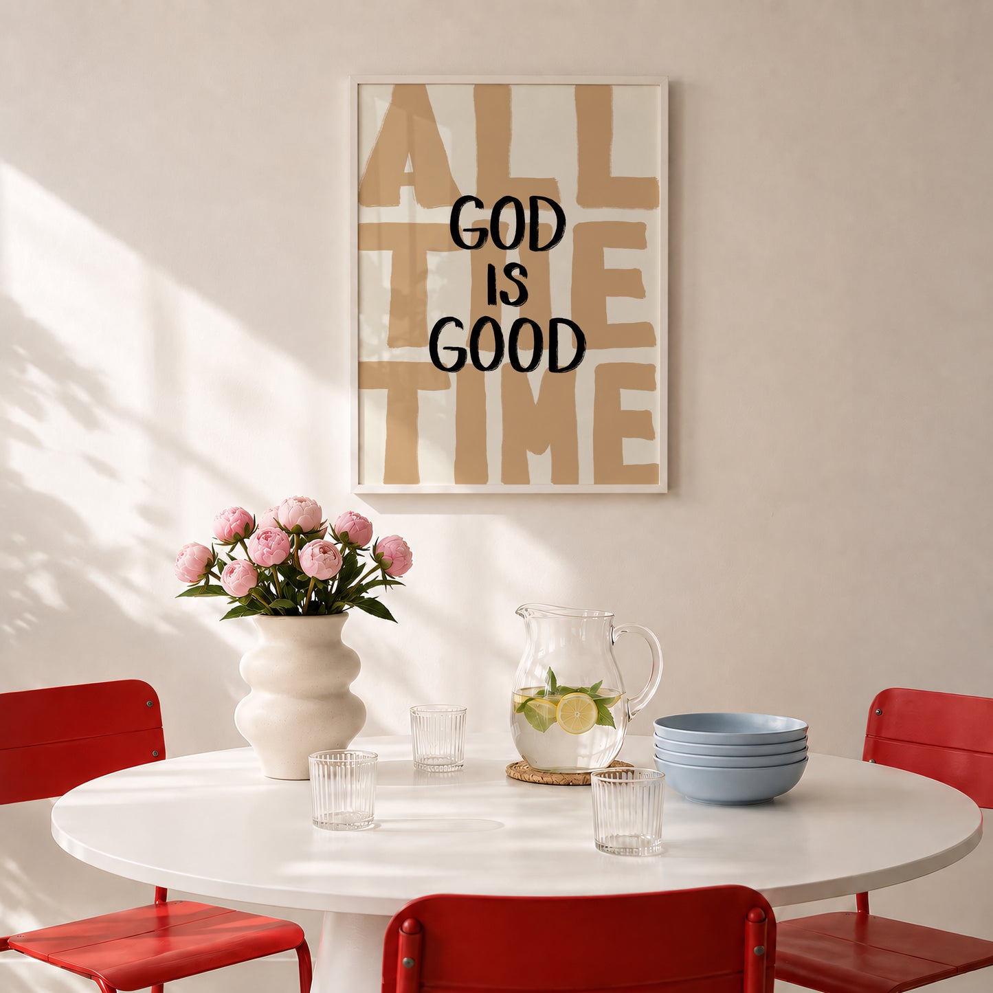 Brown God Is Good All The Time Print